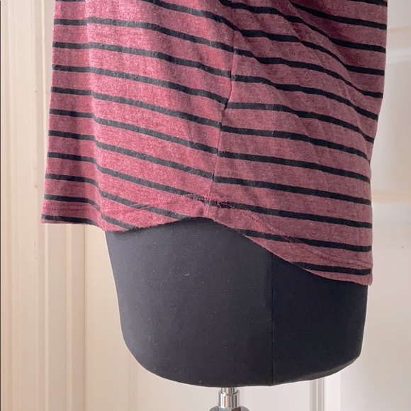 STATESIDE Short Sleeve Cold Shoulder Top Sz M - Picture 5 of 6